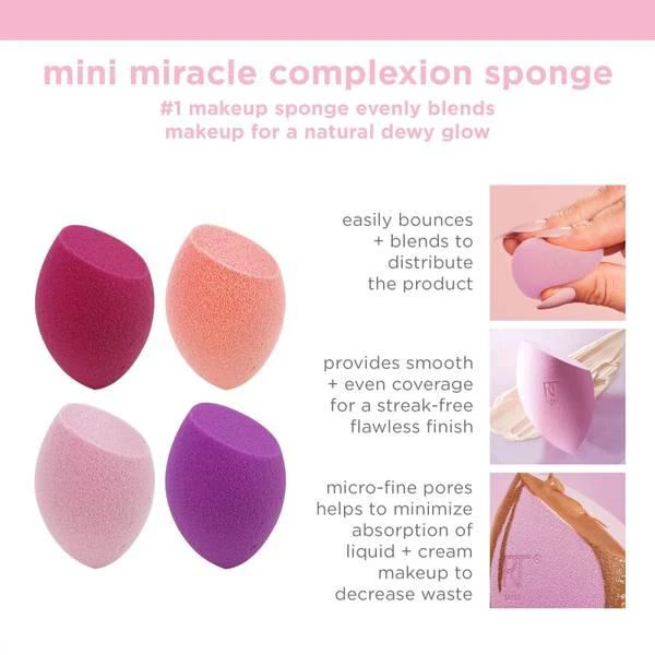 Real Techniques 4 Mini Miracle Complexion Sponges 商品