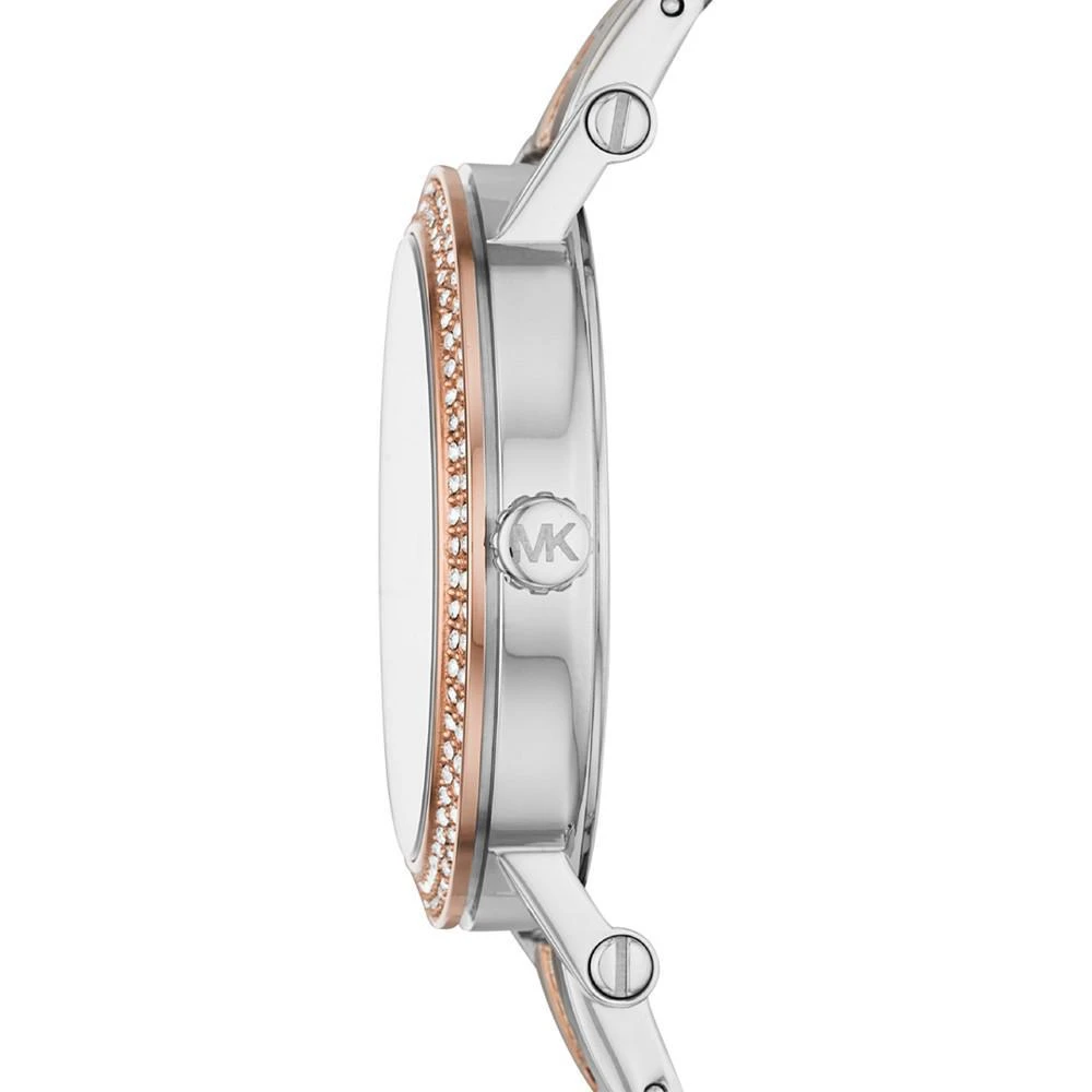 商品Michael Kors|Women's Norie Two-Tone Stainless Steel Bracelet Watch 38mm,价格¥1336,第2张图片详细描述