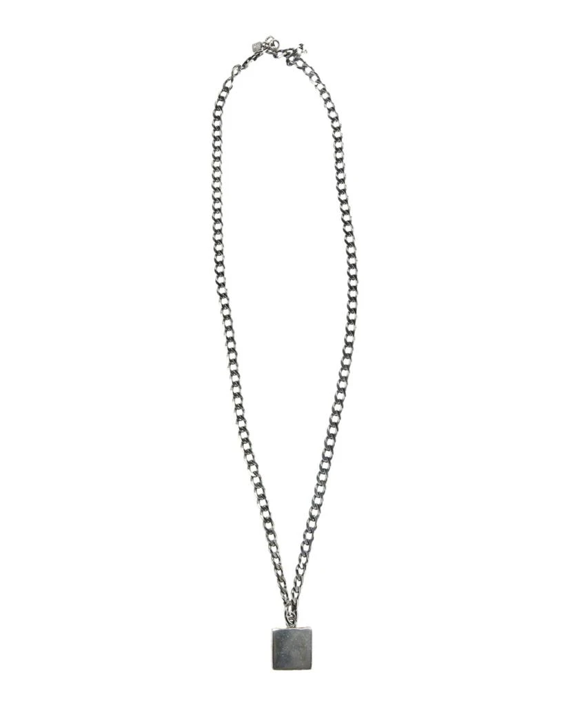 商品Bottega Veneta|Silver Square Pendant Necklace,价格¥2029,第1张图片