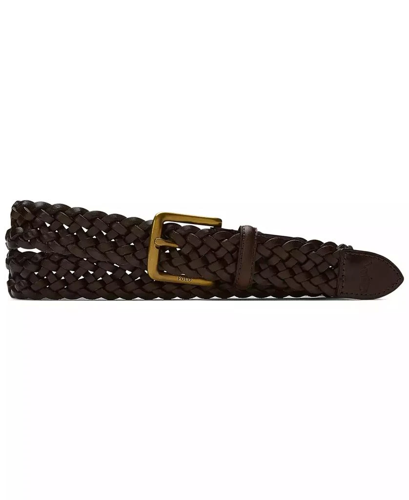 商品Ralph Lauren|男士 Vachetta 编织皮带,价格¥676,第2张图片详细描述