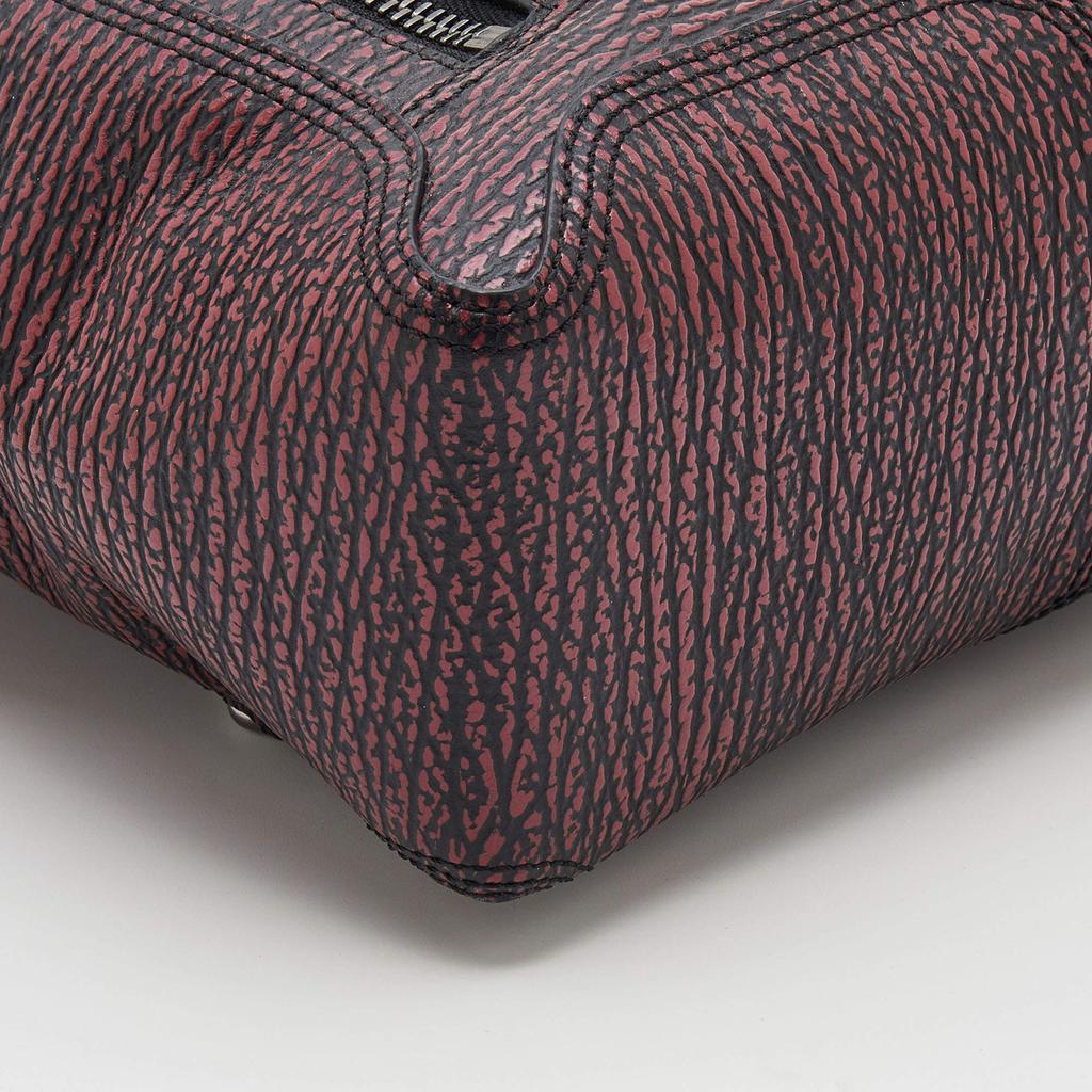 3.1 Phillip Lim Burgundy Black Textured Leather Pashli Backpack商品第10张图片规格展示