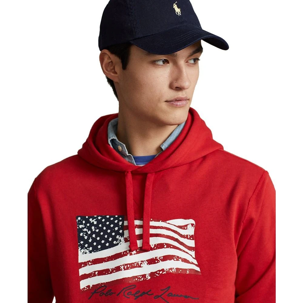 商品Ralph Lauren|Men's American Flag Fleece Hoodie,价格¥353,第3张图片详细描述