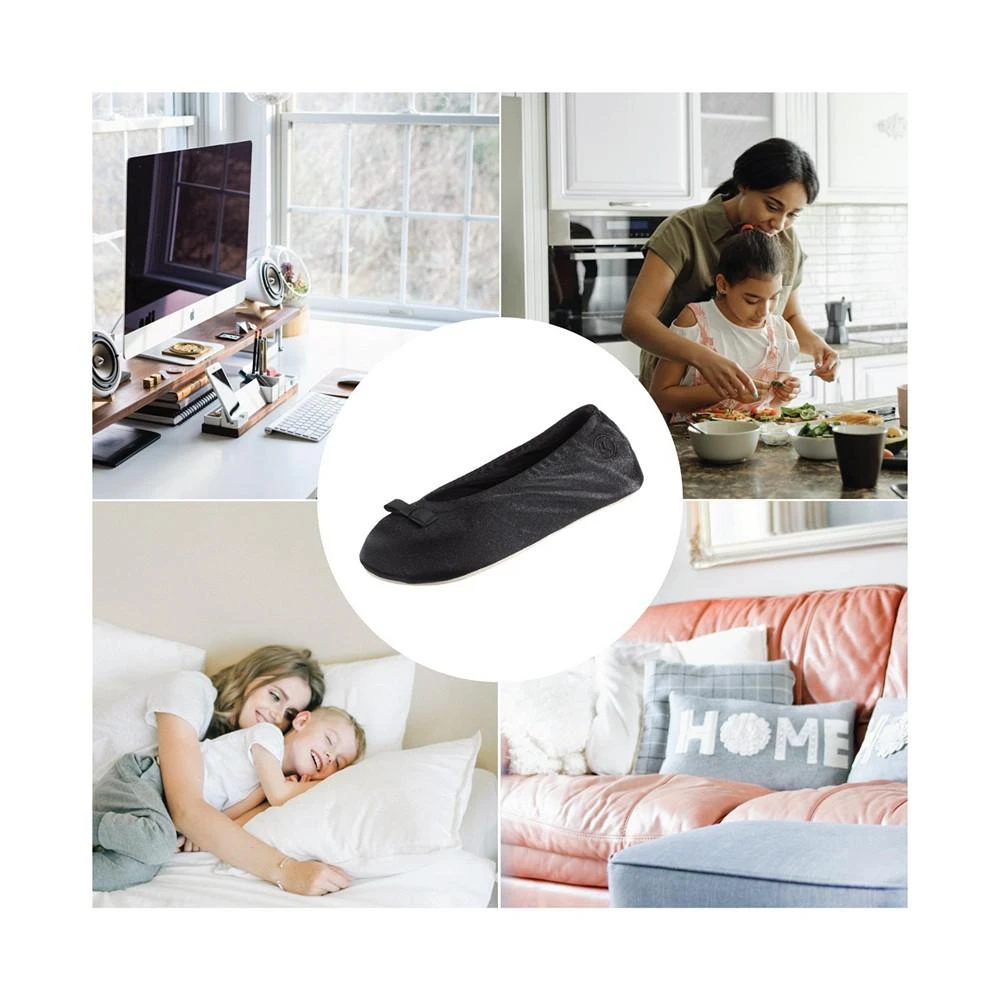 Isotoner Satin Ballerina Slippers 商品
