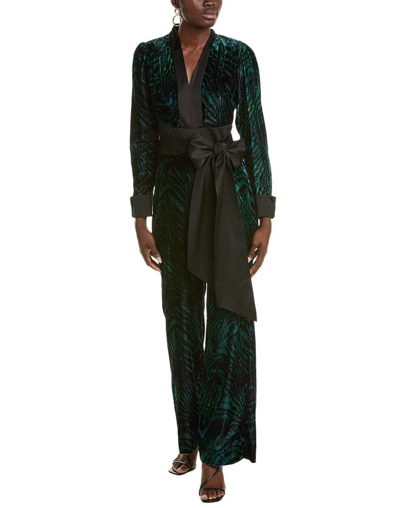 商品Diane von Furstenberg|Vegas Velvet Jumpsuit,价格¥1089,第1张图片