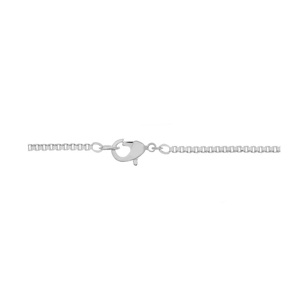 商品Essentials|Silver Plate or Gold Plate Venetian Box Link 24" Chain Necklace,价格¥47,第5张图片详细描述