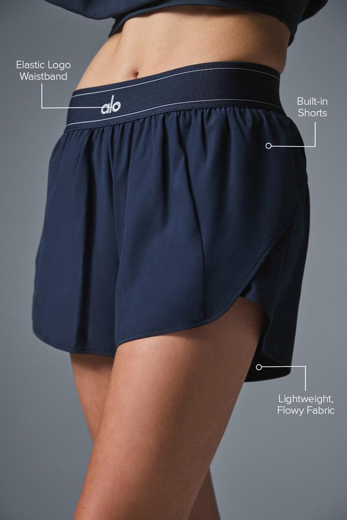 alo Match Point ショーツSサイズ ネイビー Alo Match Point Short - Navy - Shorts - Free Shipping - BeyondStyle