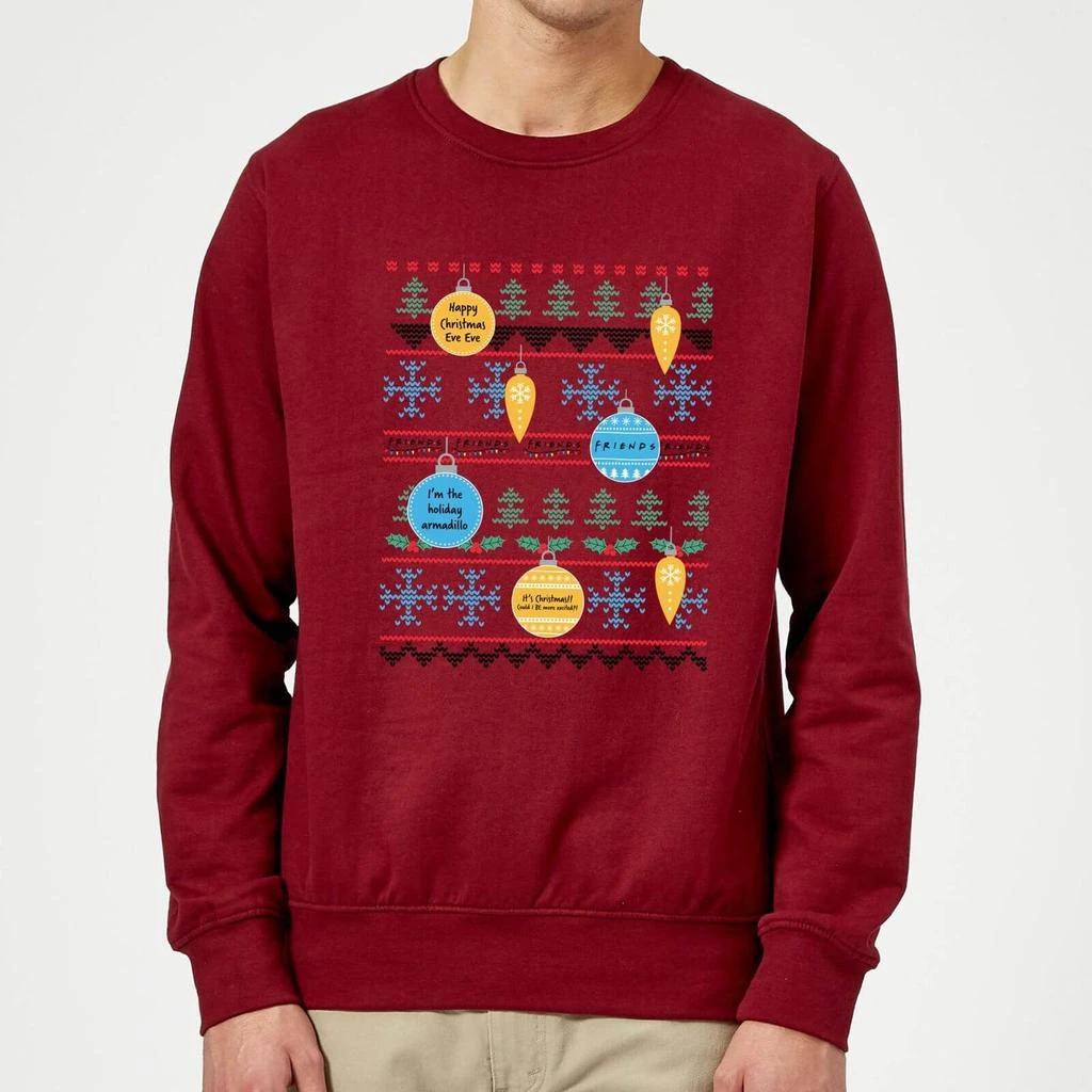 商品Original Hero|Friends Baubles Sweatshirt - Burgundy,价格¥254,第2张图片详细描述
