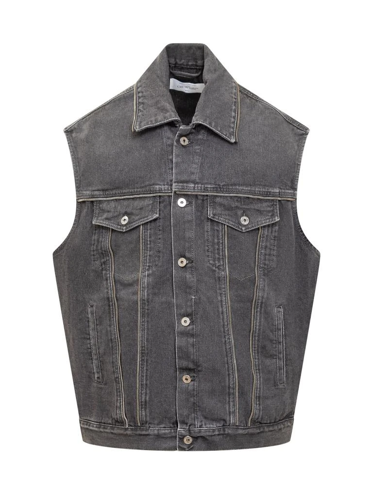 商品Off-White|Zip Denim Over Vest,价格¥3541,第1张图片