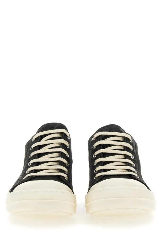 商品Rick Owens|Rick Owens Round-Toe Lace-Up Sneakers,价格¥6136,第3张图片详细描述