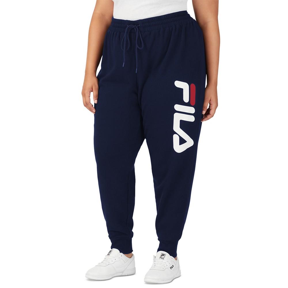 Plus Size Stand Graphic Drawstring-Waist Jogger Pants商品第1张图片规格展示