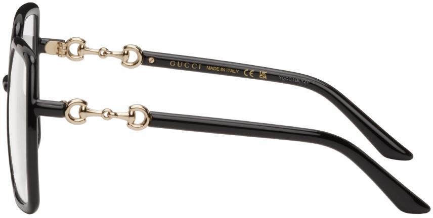 商品Gucci|女式 黑色马衔扣方框眼镜,价格¥2175,第5张图片详细描述