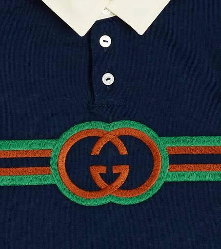 商品Gucci|Baby Interlocking G cotton jersey onesie,价格¥3703,第3张图片详细描述