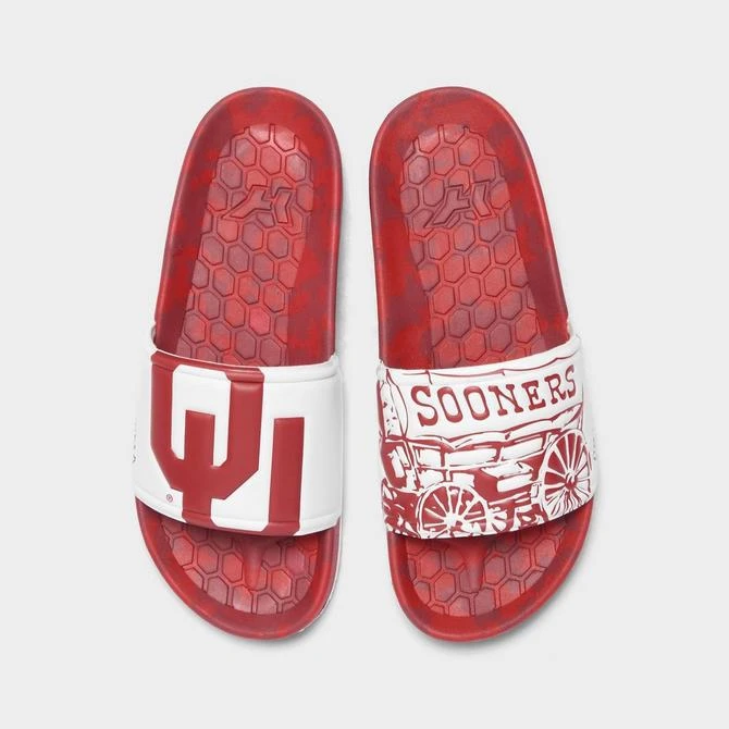 Hype Co. Oklahoma Sooners College Slydr Slide Sandals 商品