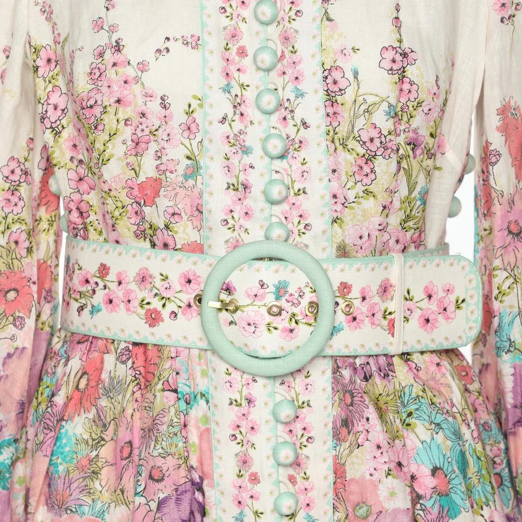 商品[二手商品] Zimmermann|Zimmermann Multicolor Lenin Print Jude Buttoned Mini Dress XS,价格¥3282,第3张图片详细描述