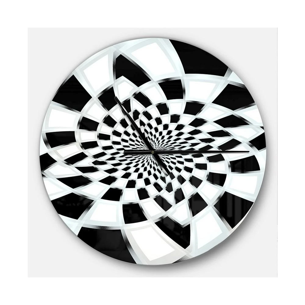 商品Design Art|Designart Oversized Modern Round Metal Wall Clock,价格¥1221,第1张图片