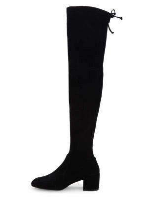 商品Stuart Weitzman|Odene Suede Knee-High Boots,价格¥2074,第4张图片详细描述