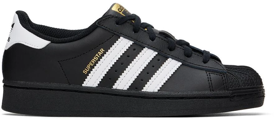 商品Adidas|Kids Black Superstar Sneakers,价格¥383,第1张图片