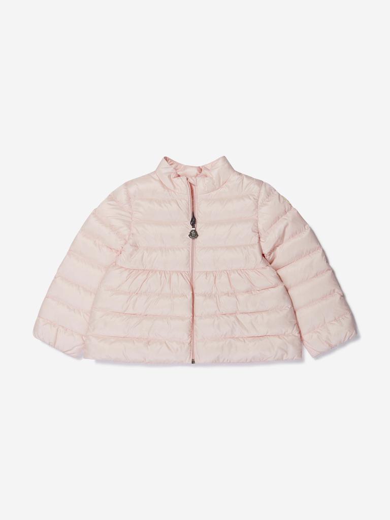 商品Moncler|Moncler Pink Baby Girls Down Padded Joelle Jacket,价格¥1779,第1张图片