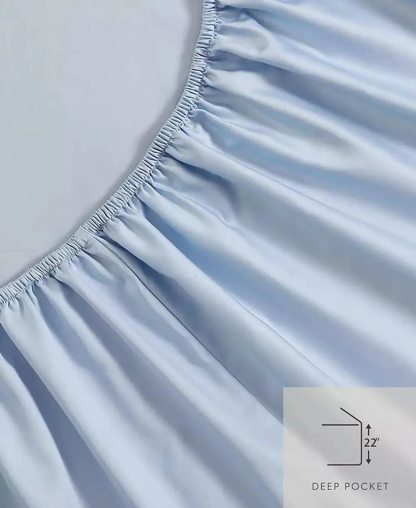 商品Laura Ashley|CLOSEOUT! 800 Thread Count Cotton Sateen Blend 4-Pc. Sheet Set, King,价格¥788,第3张图片详细描述