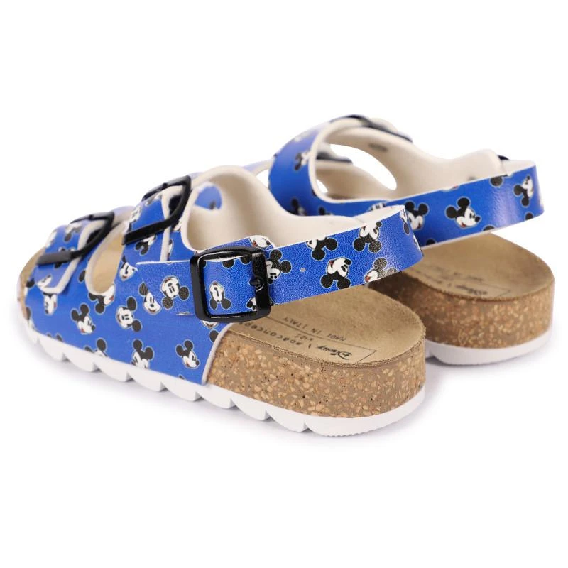 商品MOA Master of Arts|Mickey print logo sandals in blue,价格¥949,第2张图片详细描述