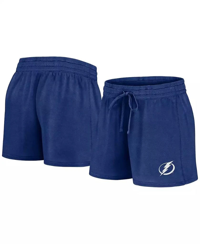 商品Fanatics|Women's Blue Tampa Bay Lightning Start to Finish Shorts,价格¥259,第1张图片