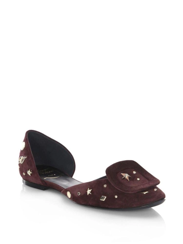 商品Roger Vivier|Astre Stud Chip Suede D'Orsay,价格¥2688,第1张图片