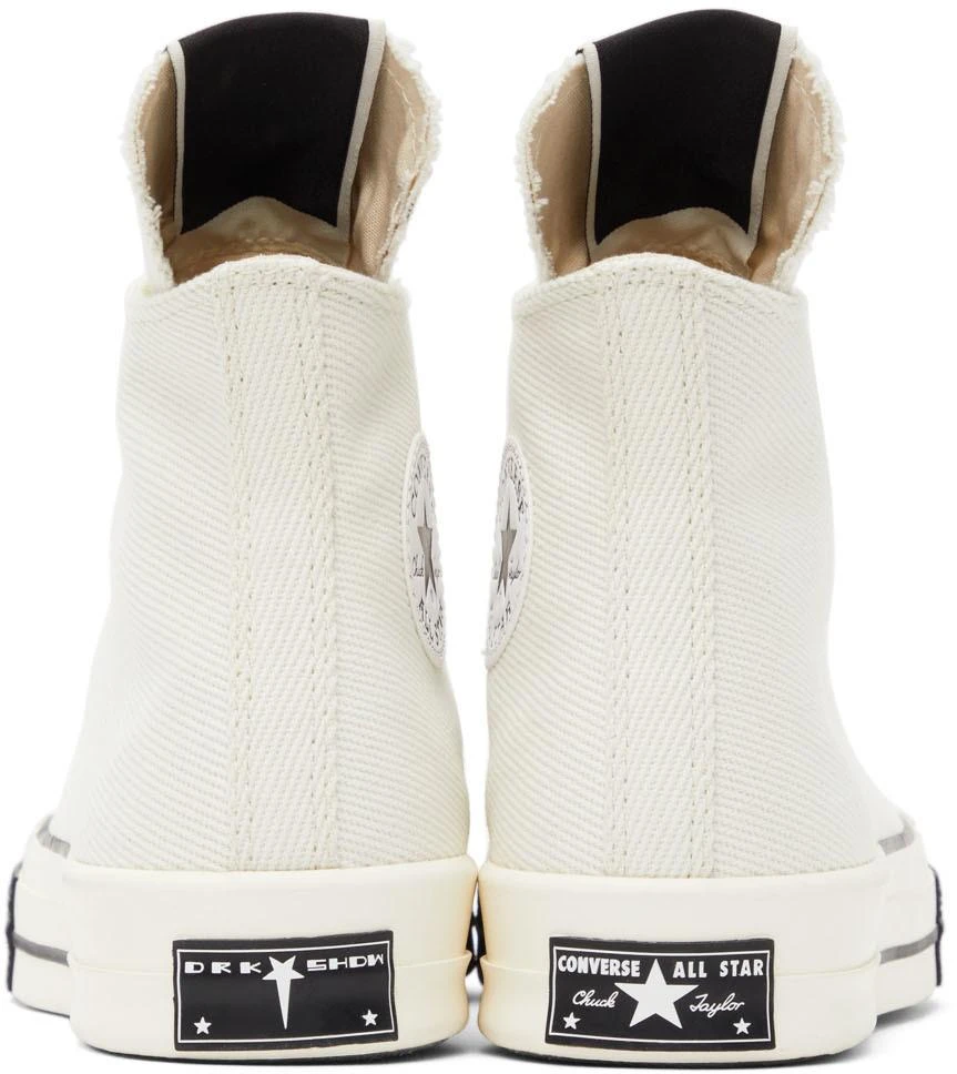 商品Rick Owens|Off-White Converse Edition Drkstar Hi Sneakers,价格¥932,第4张图片详细描述