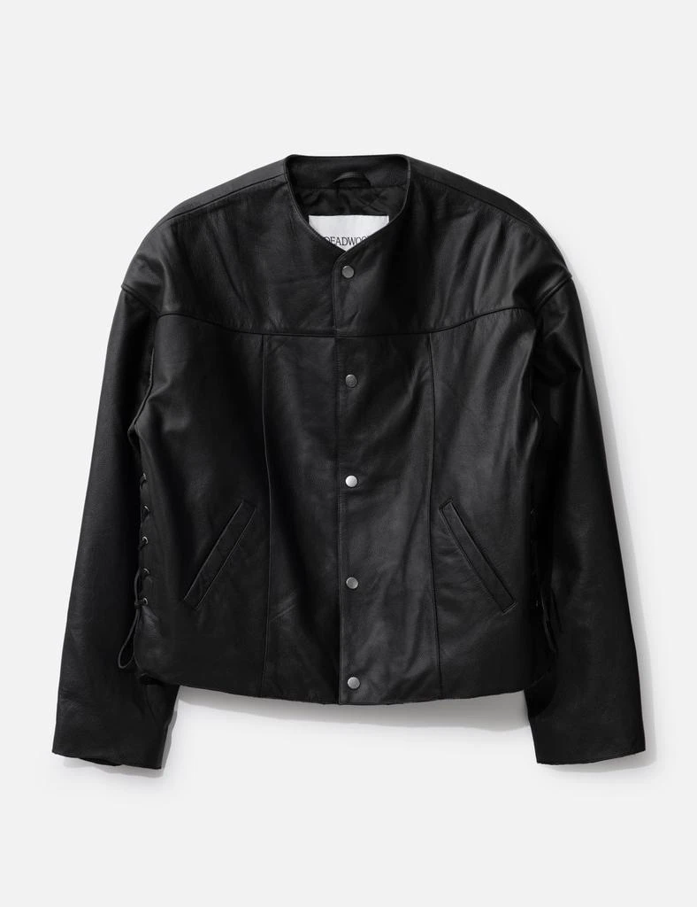 商品DEADWOOD|Canoo Leather Jacket,价格¥4744,第1张图片