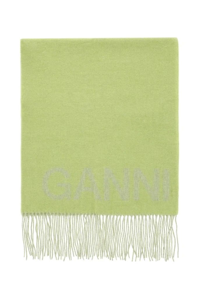 商品Ganni|Ganni Logo Scarf,价格¥534,第1张图片