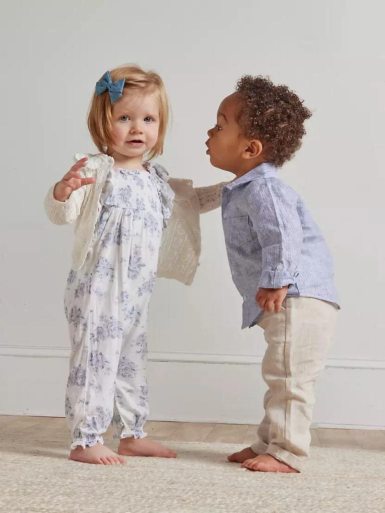 商品Miniclasix|Baby Boy's Linen Shirt & Pants Set,价格¥350,第4张图片详细描述