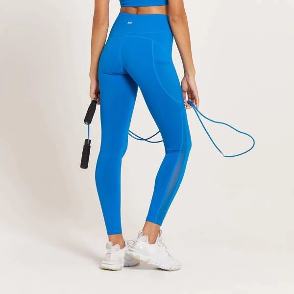 商品Myprotein|MP Women's Power Mesh Leggings - True Blue,价格¥225,第3张图片详细描述