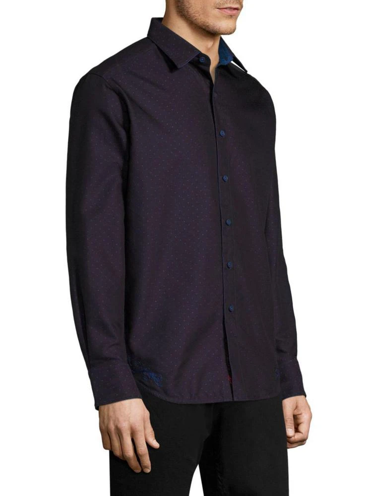 商品Robert Graham|Spruce Cotton Button-Down Shirt,价格¥558,第3张图片详细描述