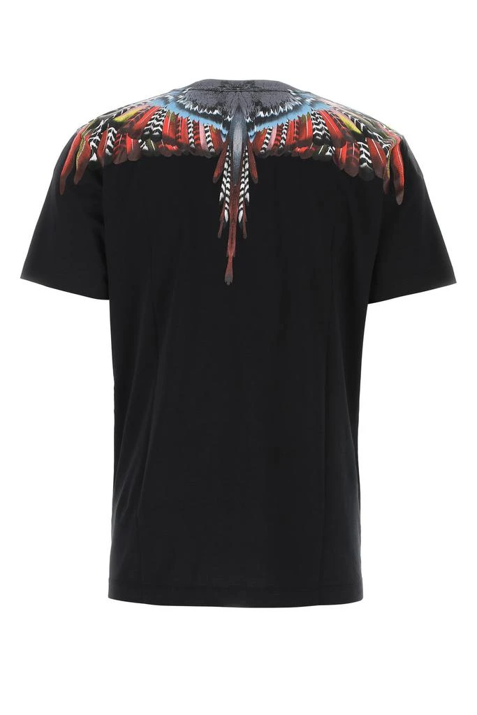 商品Marcelo Burlon|Black cotton t-shirt,价格¥1269,第1张图片