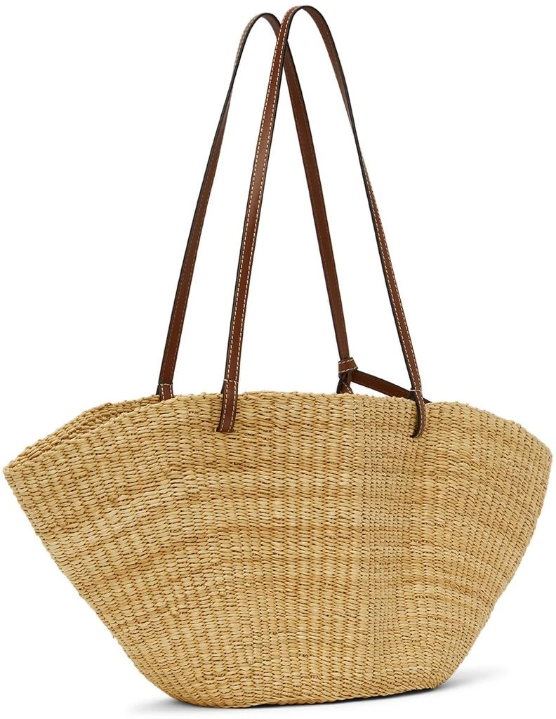 商品Loewe|Tan Shell Small Basket Tote,价格¥5100,第3张图片详细描述