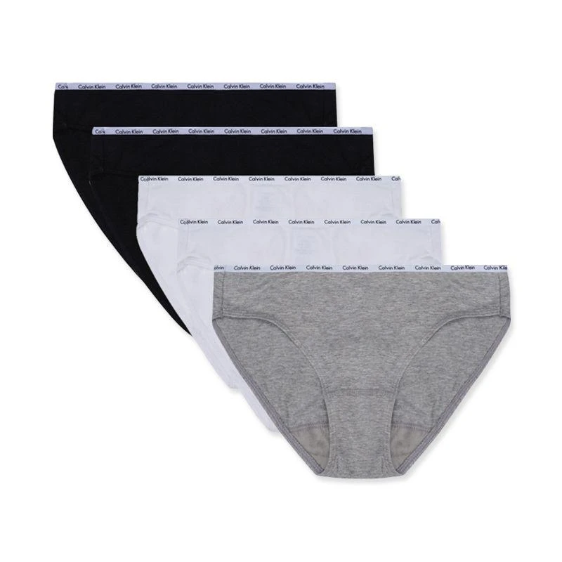 商品Calvin Klein|Calvin Klein 女士内裤 五条装,价格¥472,第1张图片