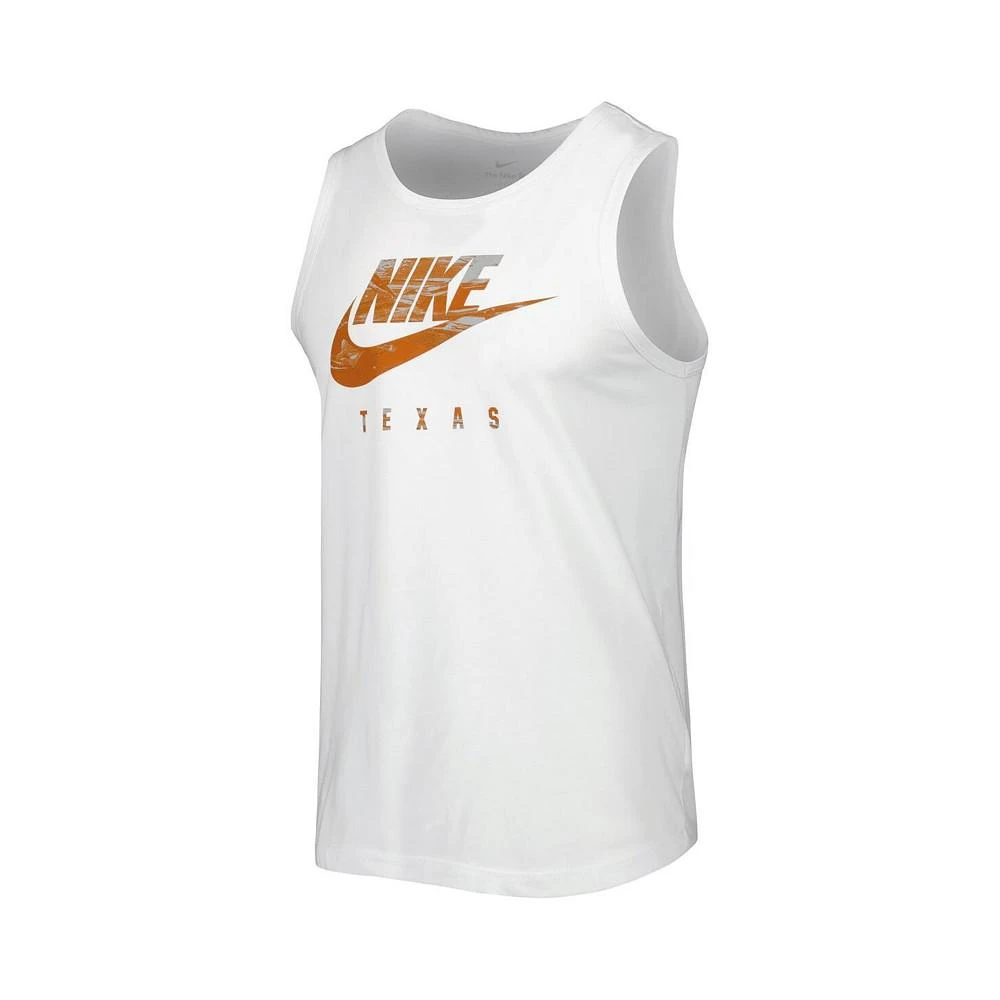 商品NIKE|Men's White Texas Longhorns Spring Break Futura Performance Tank Top,价格¥262,第2张图片详细描述