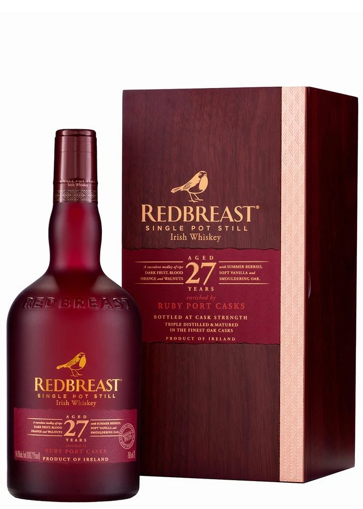 商品Redbreast|27 Year Old Ruby Port Cask Single Pot Still Irish Whiskey,价格¥5002,第1张图片
