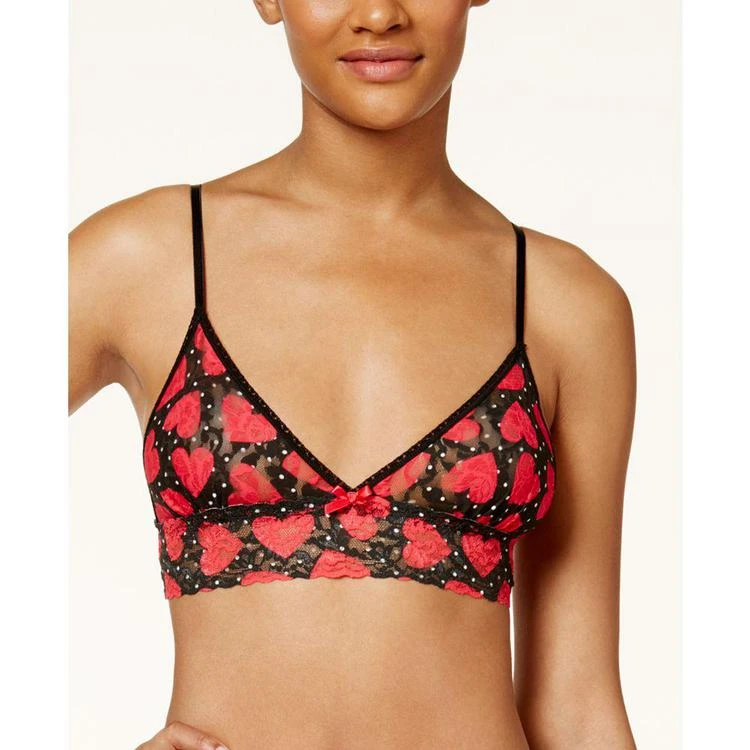 商品Hanky Panky|Queen Of Hearts Lace Bralette 6R7426,价格¥214,第1张图片