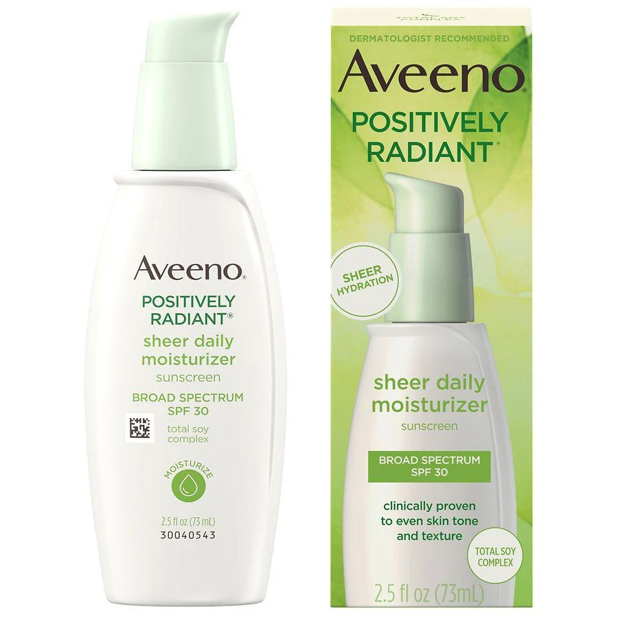 商品Aveeno|Sheer Daily Moisturizer SPF 30,价格¥159,第3张图片详细描述