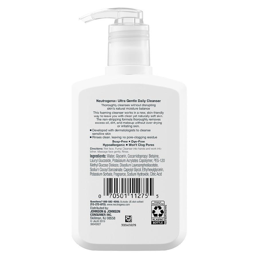 商品Neutrogena|Ultra Gentle Daily Foaming Facial Cleanser,价格¥45,第4张图片详细描述