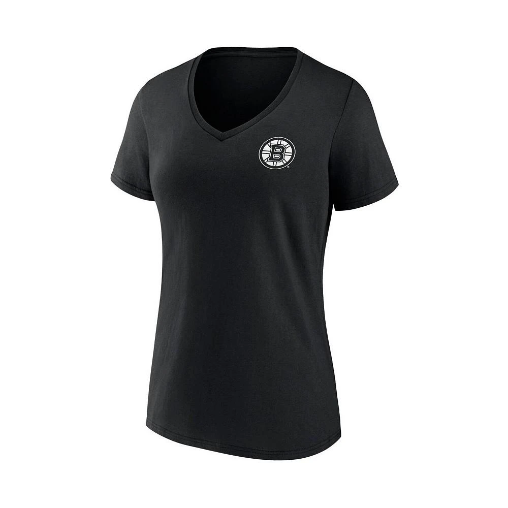 商品Fanatics|Women's Branded Black Boston Bruins Team Mother's Day V-Neck T-shirt,价格¥247,第2张图片详细描述