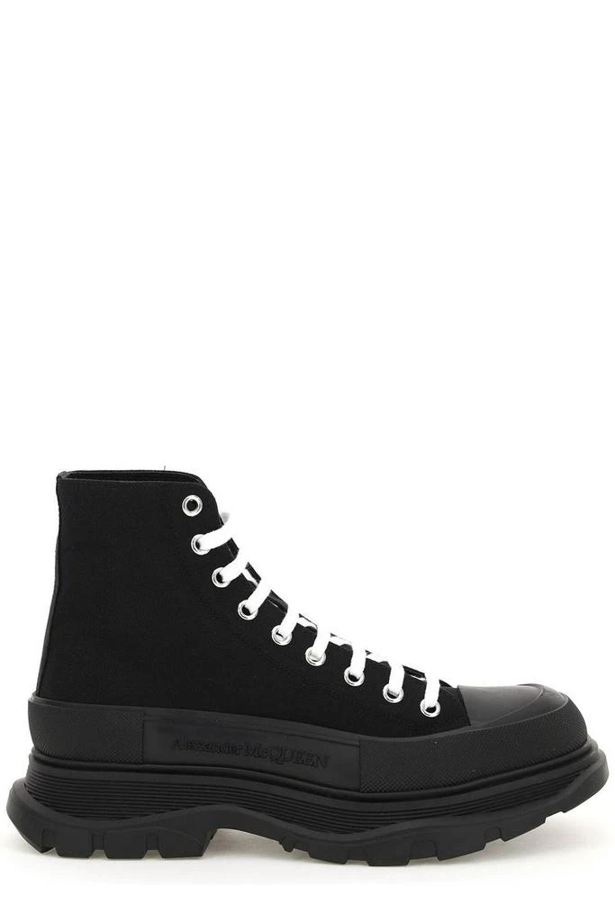 商品Alexander McQueen|Alexander McQueen Tread Slick Lace-Up Sneakers,价格¥3869,第1张图片