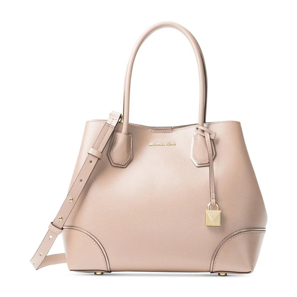 商品Michael Kors|Mercer Pebble Leather Gallery Satchel,价格¥866,第1张图片