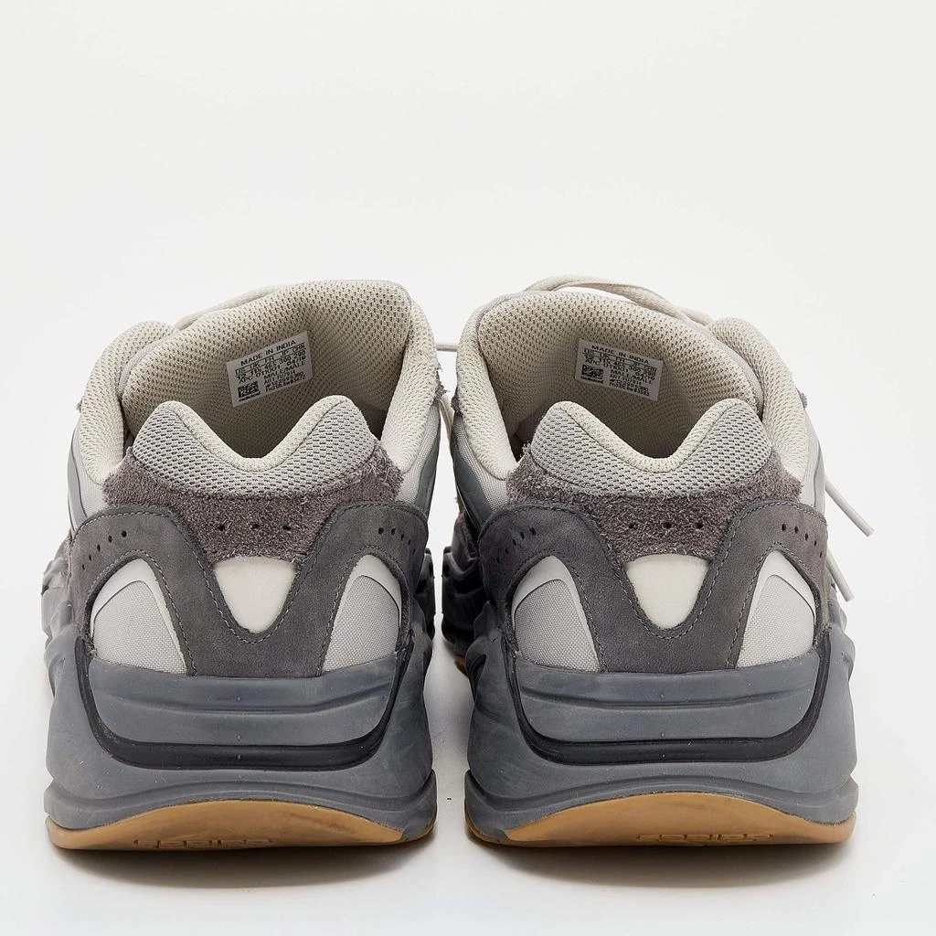 商品[二手商品] YEEZY|Yeezy x Adidas Grey Leather And Suede Boost 700V2 Geode Sneakers Size 46 2/3,价格¥1045,第5张图片详�细描述