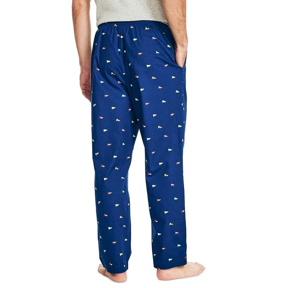 商品Nautica|Men's Classic-Fit Nautical-Print Poplin Sleep Pants,价格¥183,第2张图片详细描述