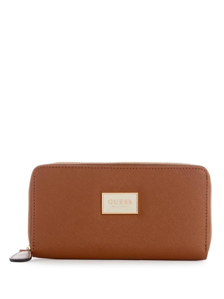 商品Guess Factory|Abree Glitter Medium Zip-Around Wallet,价格¥224,第2张图片详细描述