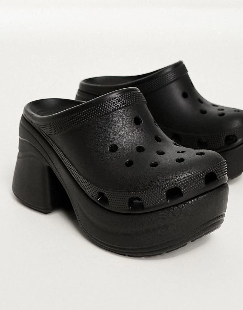 商品Crocs|Crocs Siren clogs in black,价格¥496,第4张图片详细描述