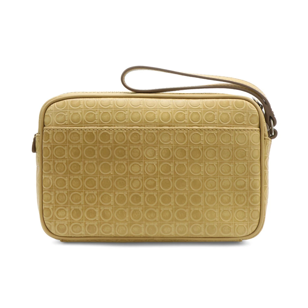 SALVATORE FERRAGAMO 米色女士手拿包 24-9694-608810 商品