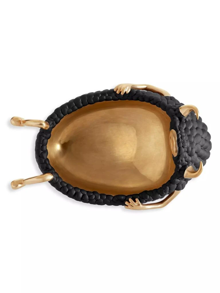 商品L'Objet|Haas Lazy Susan 24K Gold & Porcelain Catchall Tray,价格¥4871,第5张图片详细描述