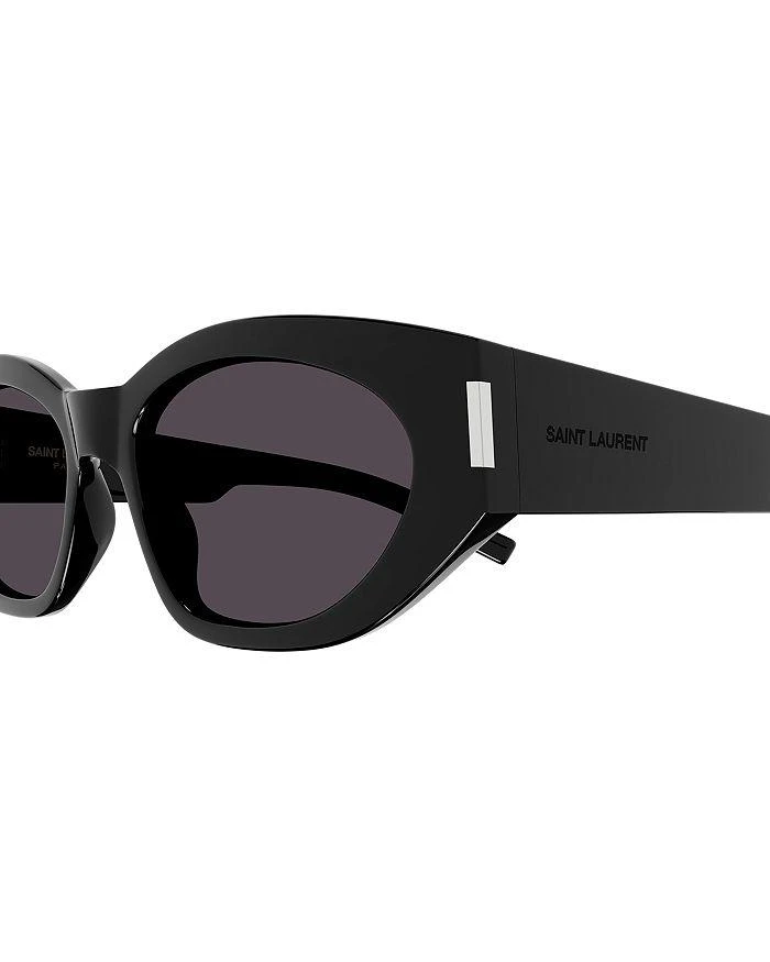 商品Yves Saint Laurent|Bold Geometrique Cat Eye Sunglasses, 55mm,价格¥3690,第3张图片详细描述